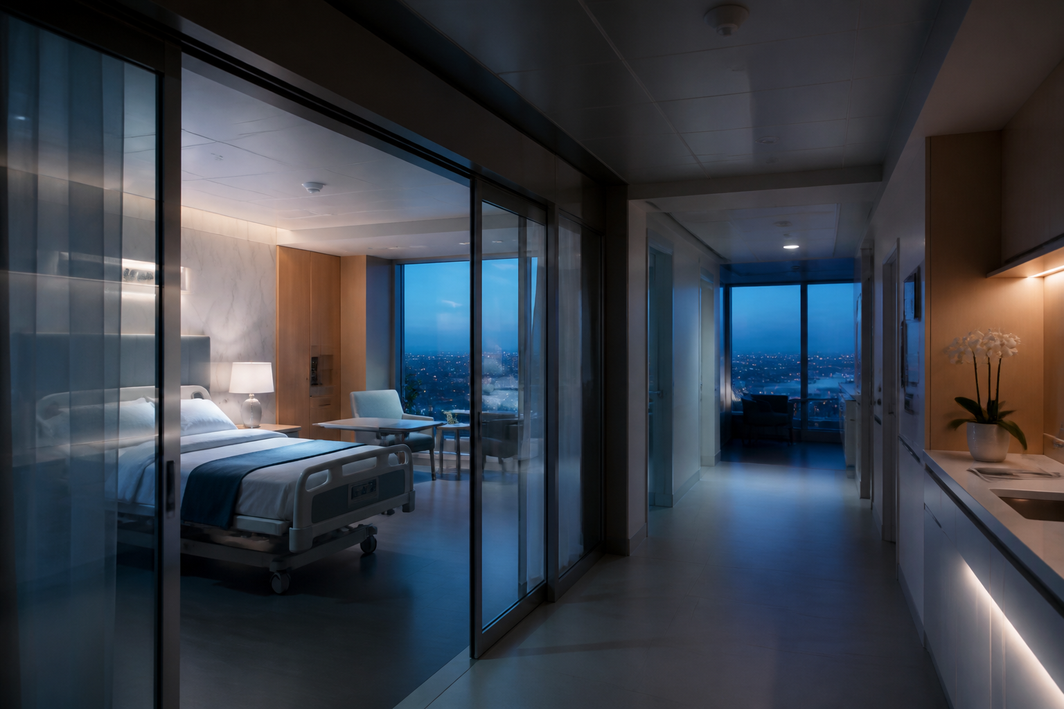 Connected hospital care network